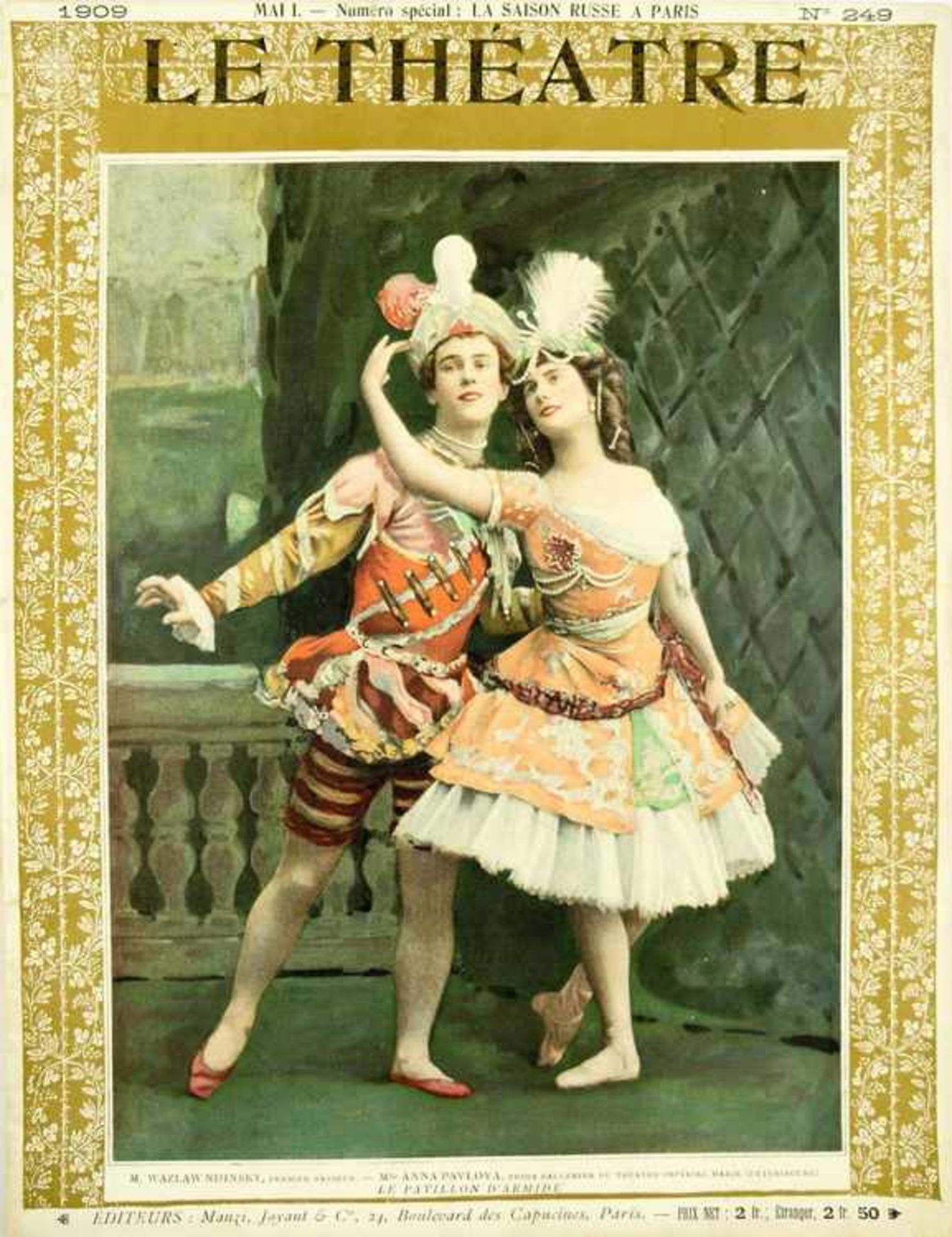 [BALLETS RUSSES, GOLOWIN, KOROWIN, ROEHRICH] Revue Le Theatre, N° 249, Numéro spécial: La Saison