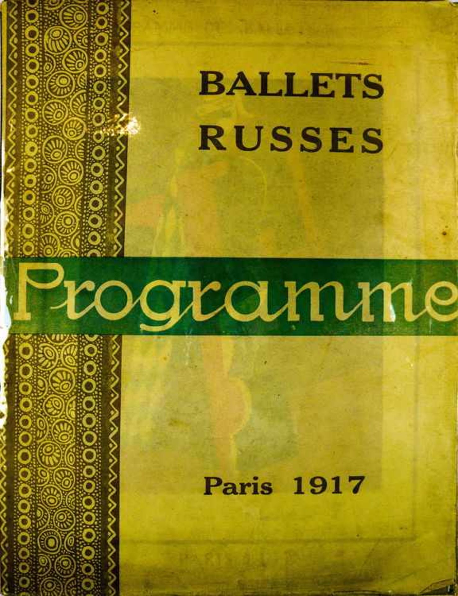 [BALLETS RUSSES, BAKST, LARIONOW, MARTY, PICASSO] Offizielles Programm: La Saison Russe 1917,