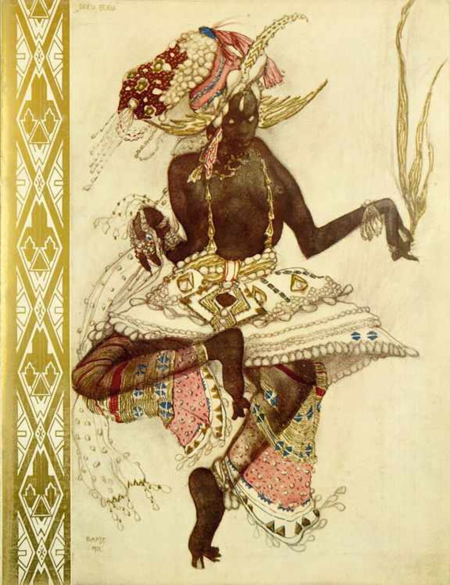 [BALLETS RUSSES, BAKST, LEPAPE, MARTY, SEROW] Offizielles Programm: Ballets Russes, Théâtre du - Bild 2 aus 2