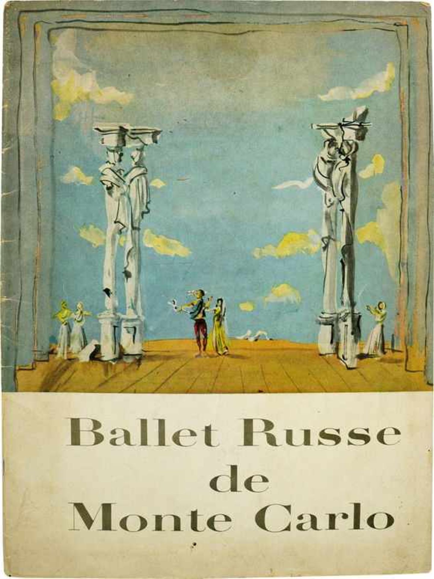 [BALLET RUSSE DE MONTE-CARLO, BÉRARD, CASTILLO, COCTEAU] Ballet Russe de Monte Carlo, Saison
