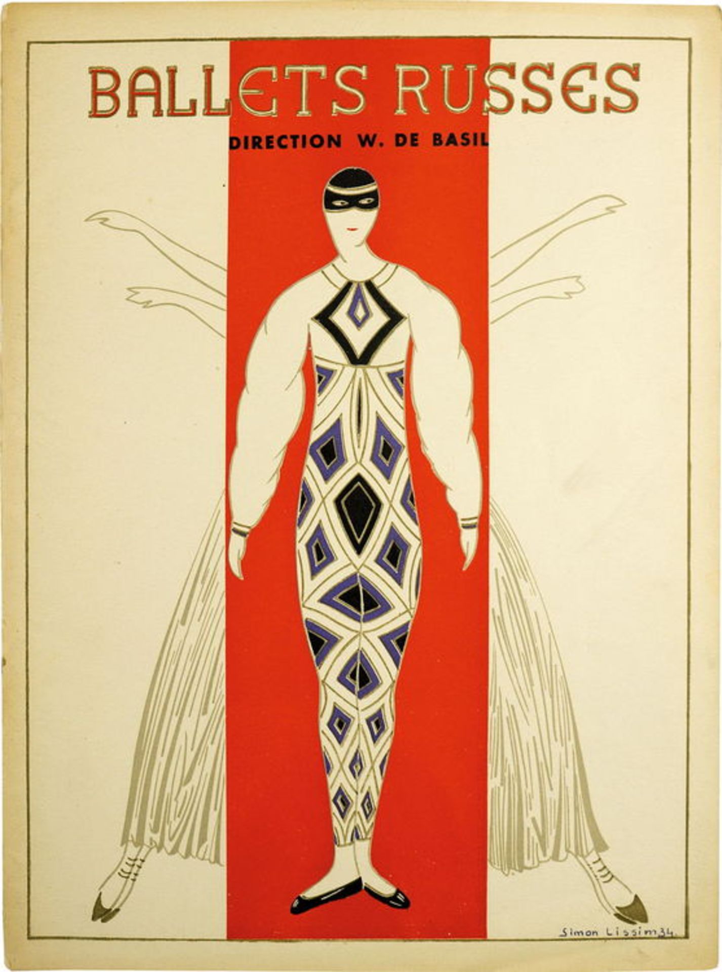 [BALLETS RUSSES, BÉRARD, DERAIN, LISSIM, MASSON, MIRÓ, PRUNA] Ballets Russes de Monte–Carlo im