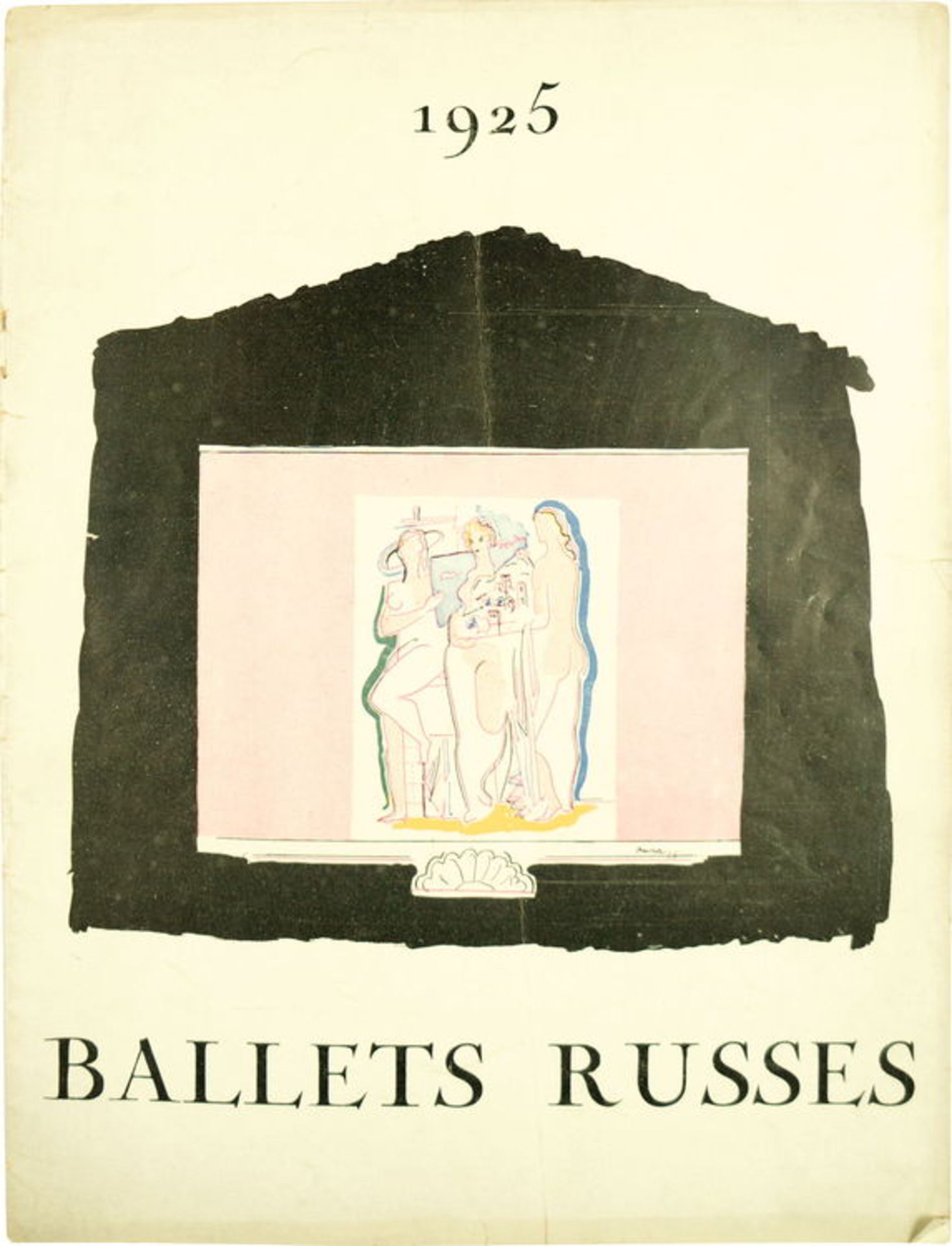 [BALLETS RUSSES, PRUNA, PICASSO] Ballets Russes in Paris, 15.-20. Juni 1925: Les Facheux (mit S.