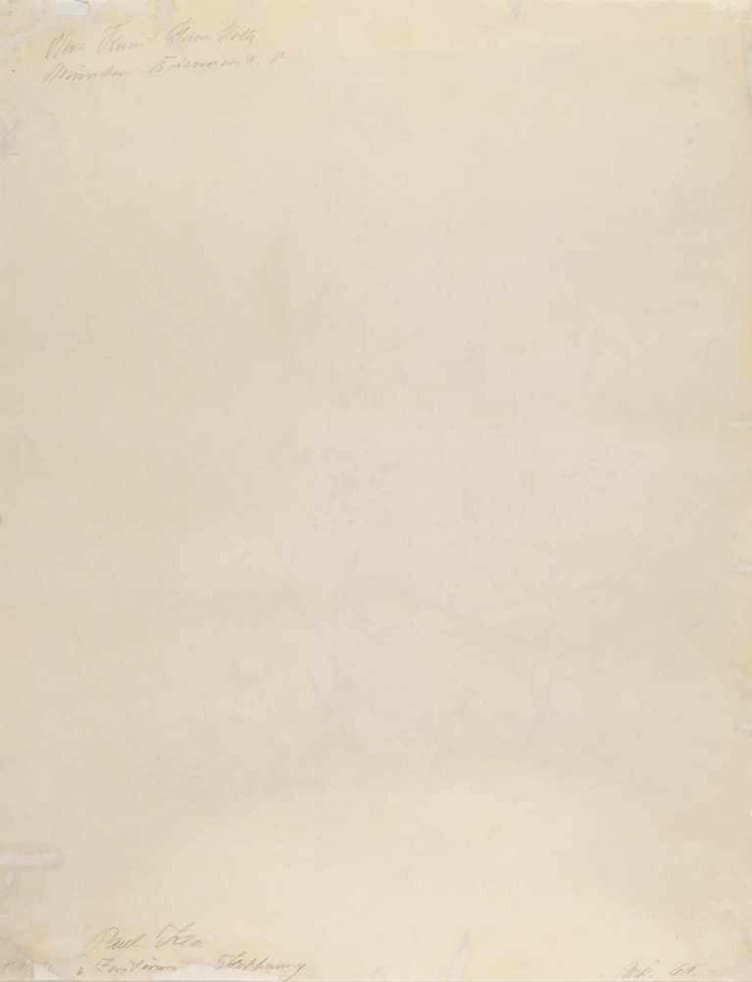 Paul Klee „Zerstörung und Hoffnung“ Lithographie, handkoloriert, auf Velin von „Van Gelder Zonen“. - Bild 2 aus 2
