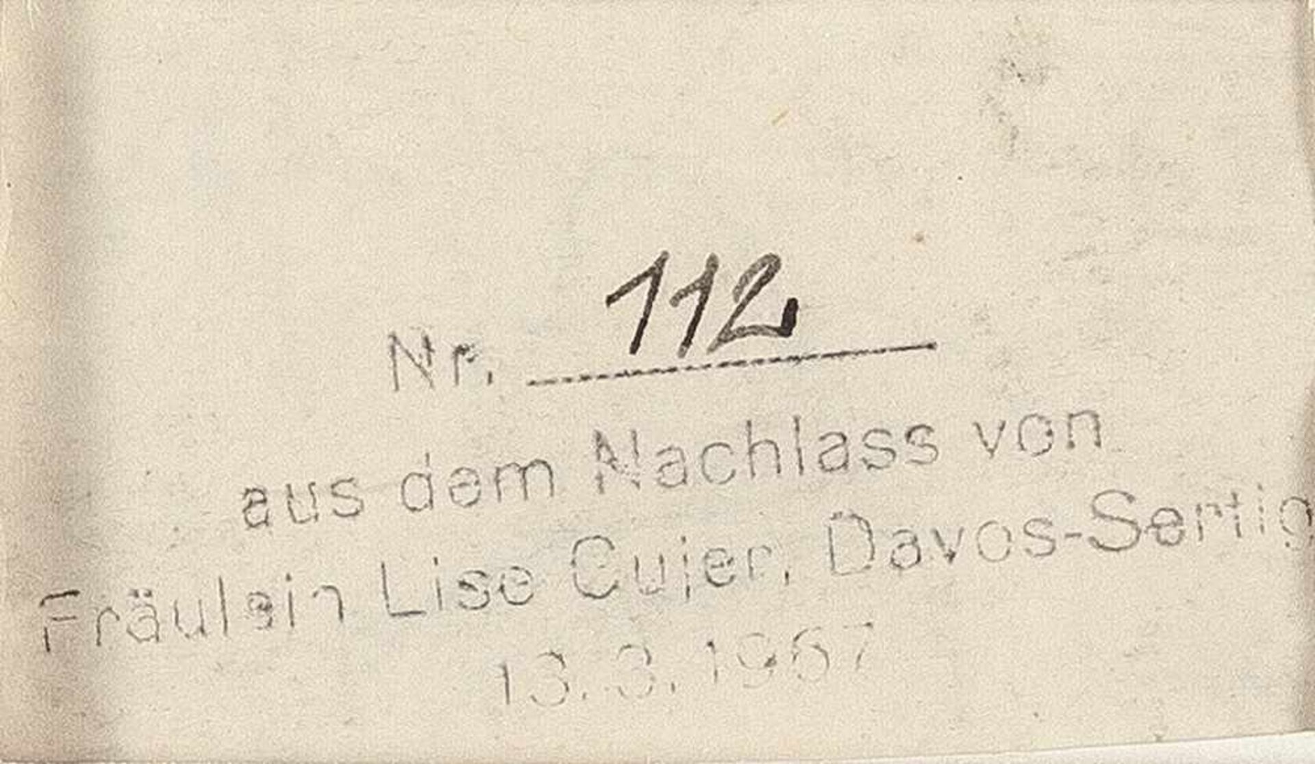 Ernst Ludwig Kirchner Platz in Dresden Bleistift auf dünnem Zeichenpapier. (Um 1909). Ca. 16 x 20, - Bild 2 aus 2