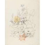 Paul Klee „Zerstörung und Hoffnung“ Lithographie, handkoloriert, auf Velin von „Van Gelder Zonen“.