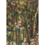 Roger Bissière Arbres (Paysage) Öl auf Leinwand. (1927/1928). Ca. 45 x 34 cm. Signiert unten rechts.
