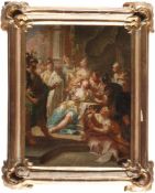 Johann Chrysostomus Winck (zugeschrieben) - Der Tod der Cleopatra Öl auf Leinwand, doubliert. (