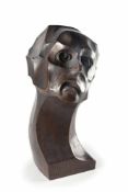 WILLIAM WAUER - Albert Bassermann Bronze mit brauner Patina. (1921). Ca. 51 x 19 x 19 cm. Ein