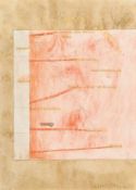 FRANZ ERHARD WALTHER - Recto - Verso: Werkzeichnung Mischtechnik auf dünnem Zeichenpapier. (19)66/
