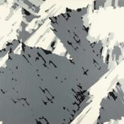 GERHARD RICHTER - B3 aus: Schweizer Alpen II Farbige Serigraphie auf leichtem Karton. (1969). Ca.