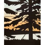 ALEX KATZ - Twilight 1 Farbiger Holzschnitt auf Velin. Ca. 119 x 96 cm (blattgroß). Eines von 25
