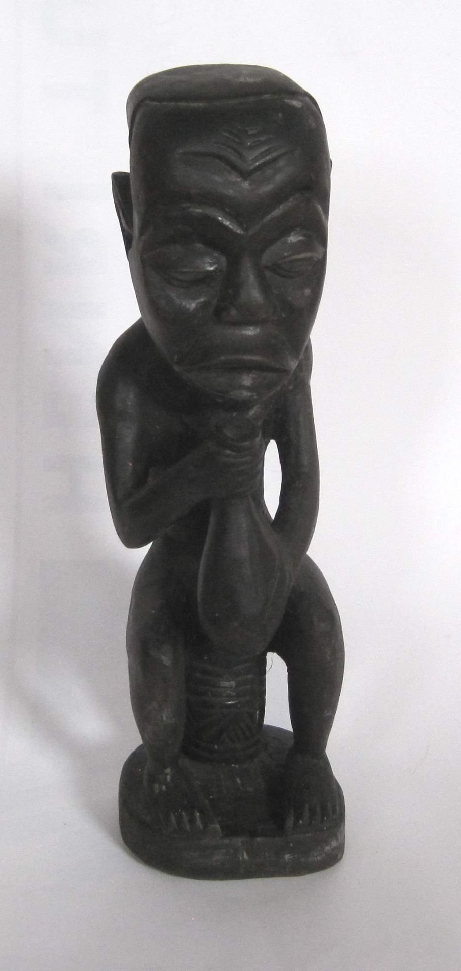 Statuette africaine des années 70, personnage masculin à la gourde - Origine [...] - Bild 6 aus 6