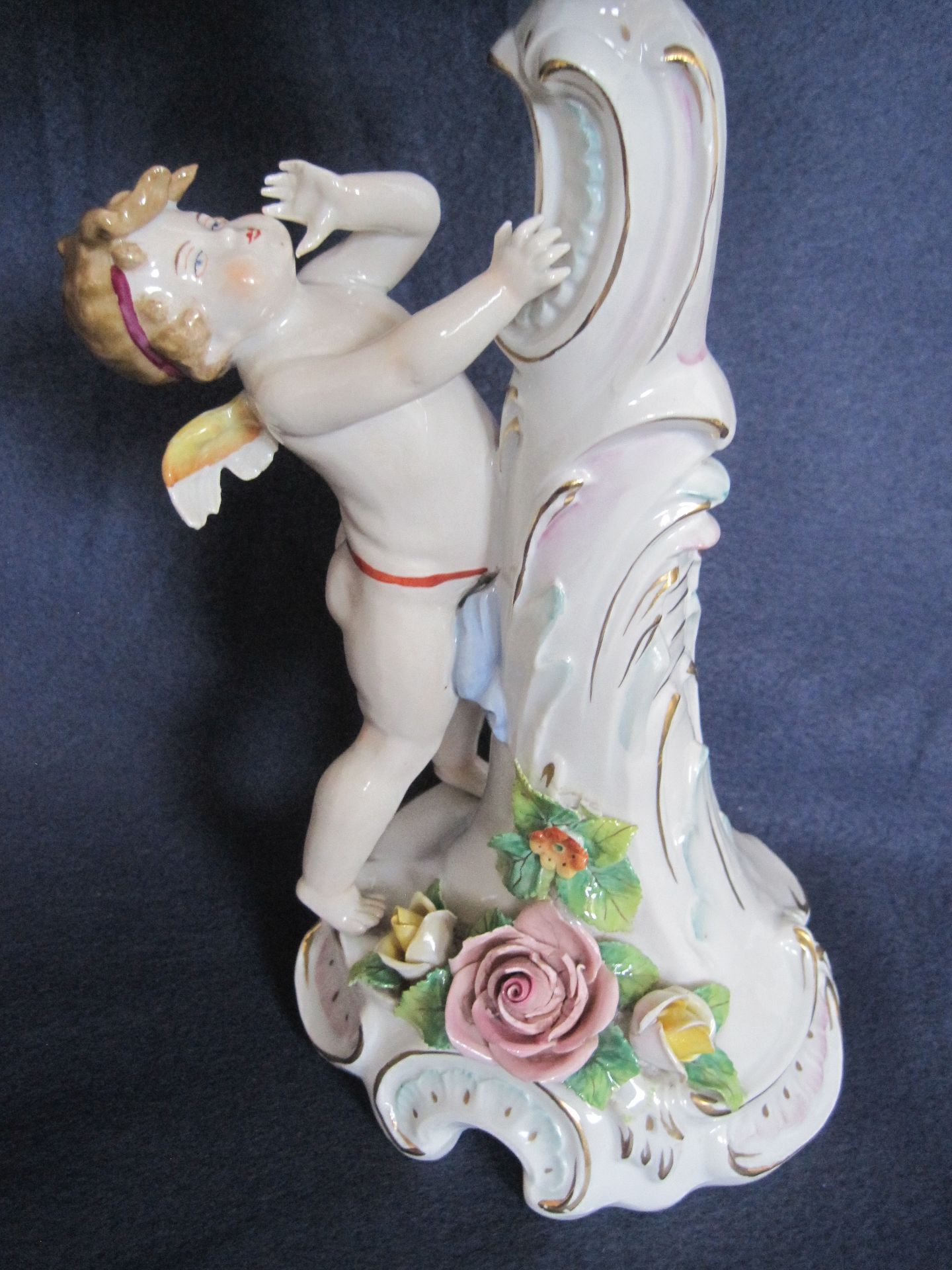 Paire de bougeoirs en barbotine, porcelaine allemande des années 1930 – Infimes [...] - Bild 16 aus 24