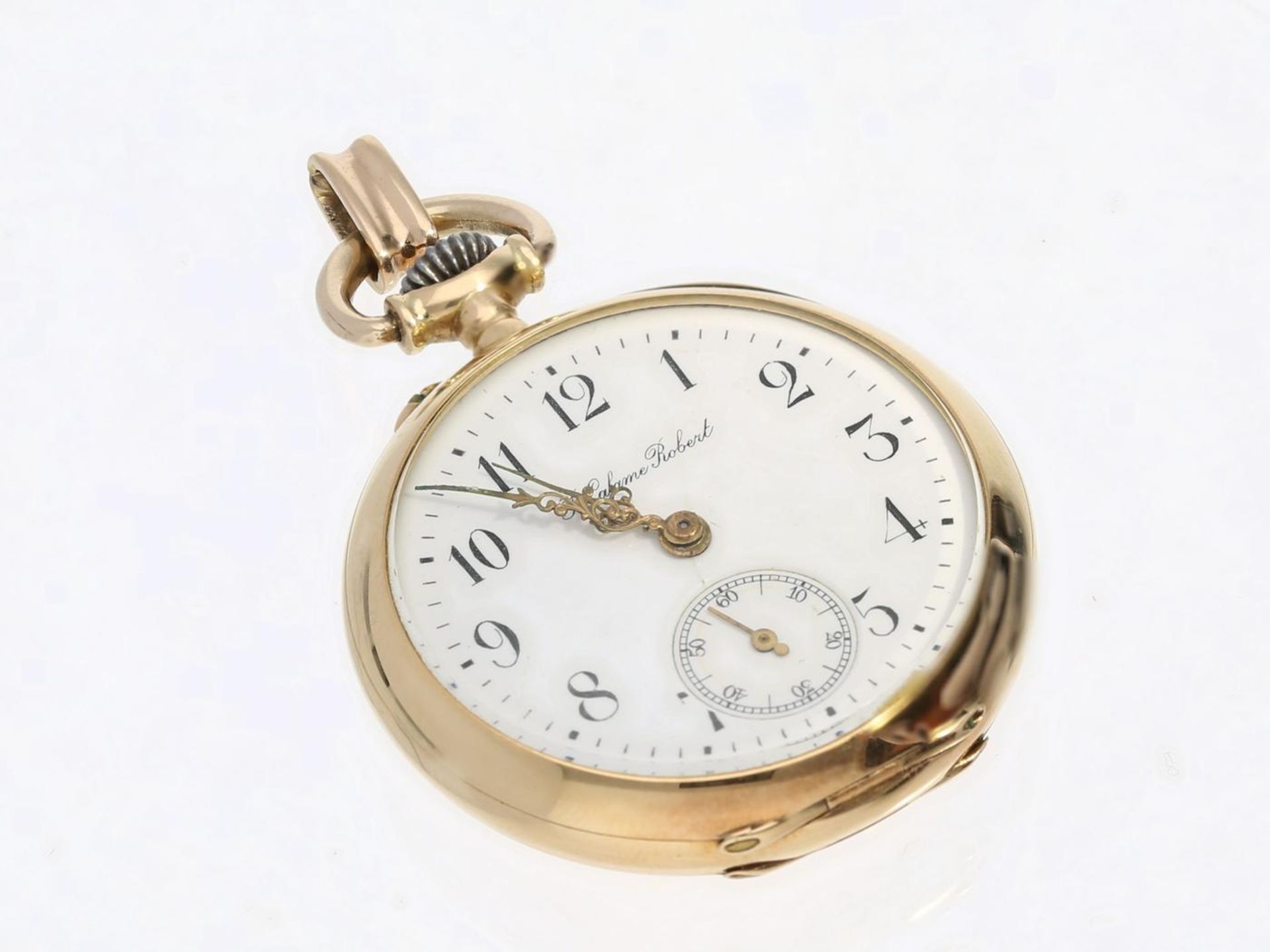 Taschenuhr/Anhängeuhr: feine Damenuhr um 1900, James Calame-Robert, La Chaux-de-Fonds Ca. Ø31,5mm,