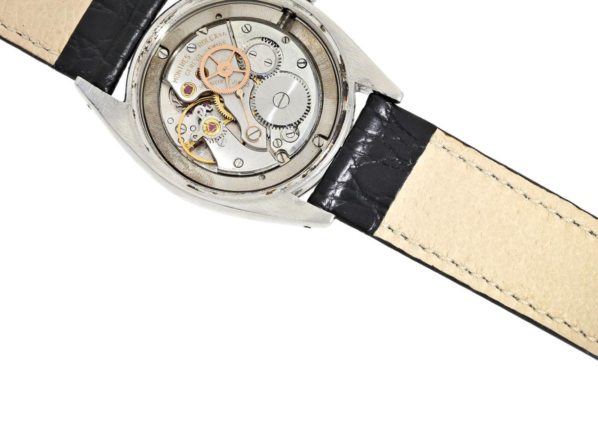 Armbanduhr: vintage Rolex Oyster Date Precision, Ref.6694 von 1960 mit sehr seltenem Zifferblatt Ca. - Bild 2 aus 3