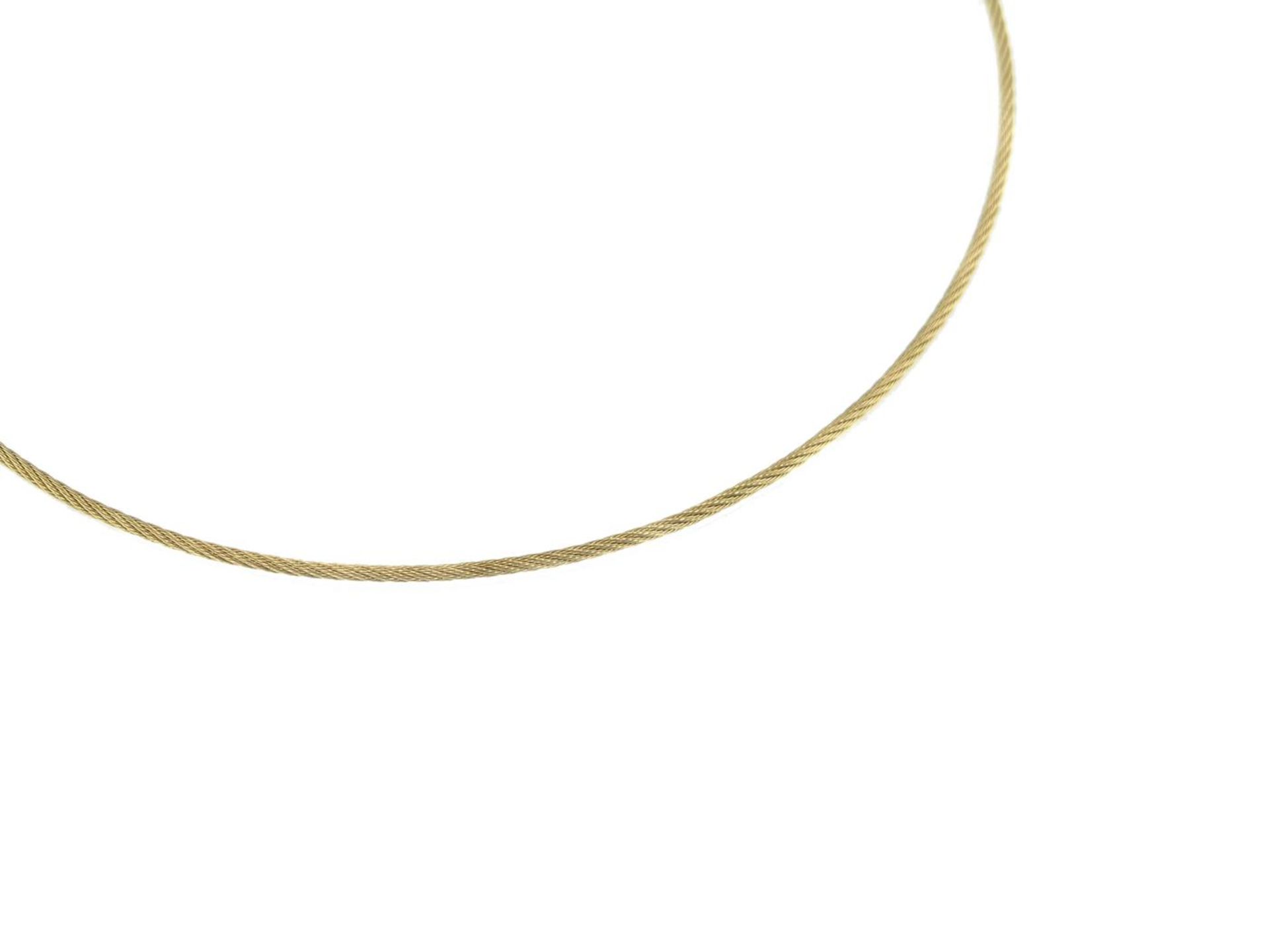 Kette/Collier: klassischer Halsreif aus 14K Gold Ca. 43cm lang, ca. 10,6g, 14K Gold, ca. 1,8mm