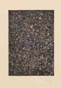 Mark Tobey 1890 Centerville - 1976 Basel - "Nightflight" - Farblithografie/Papier. 61/150. 27,2 x