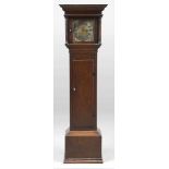 Standuhr Long case clock James Pratt/Askrigg/England, um 1830. Eiche. 192 x 44 x 25 cm. Schlag auf