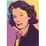 Andy Warhol 1928 Pittsburgh - 1978 New York - "Mildred Scheel" - Farbserigrafie/Papier. 379/1.000.