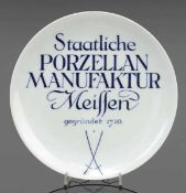 Wandteller Staatliche Porzellan Manufaktur Meissen gegründet 1710 Staatliche Porzellan Manufaktur,