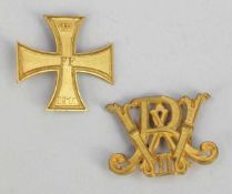 Militär-Verdienstkreuz 1. Klasse Military Merit Badge 1st Class Großherzogtum Mecklenburg