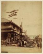 Kôzaburô Tamamura 1856 - 1923? - Japanische Szenen (um 1895) - 6 kolorierte Aluminumabzüge/Papier.