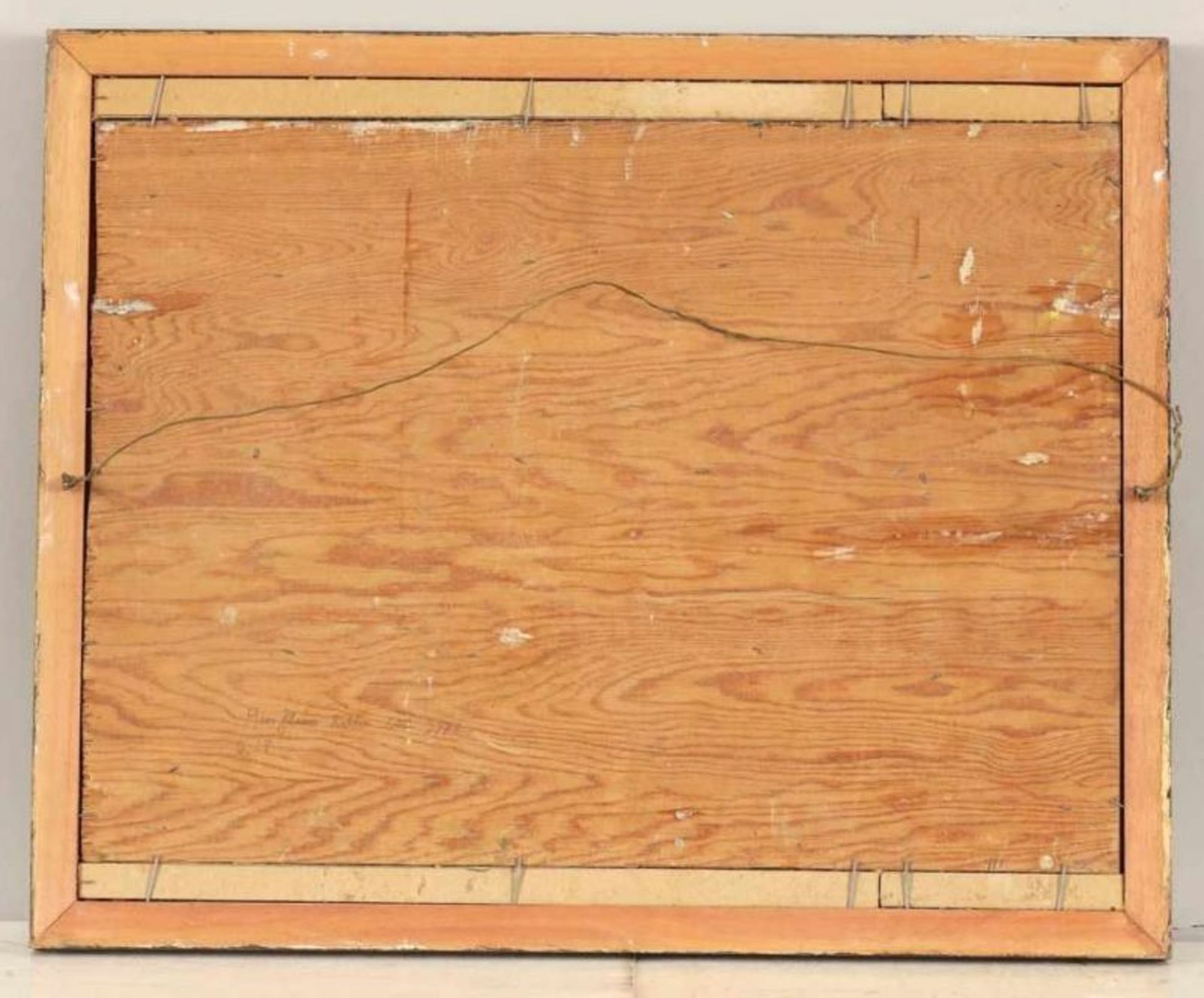 Kurt Schwitters 1887 Hannover - 1948 Kendal - "Ohne Titel (Kattavagen bei Skodje)" - Öl/Holz. 37 x - Bild 3 aus 4