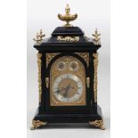 Bracket-Clock mit Westminsterschlag Winterhalder & Hofmeier/Schweningen/Schwarzwald. um 1860.