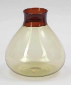 Vase Bottiglia - Bolle Incalmo Entwurf von Tapio Wirkkala - Ausführung Venini, Murano 1990er
