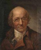 Anton Graff 1736 Winterthur - 1813 Dresden attr. - Selbstbildnis in hohem Alter (Teilreplik) - Öl/