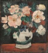 Richard Seiffert-Wattenberg 1874 Immendorf - 1945 Einbeck - Blumenstillleben - Öl/Lwd. 56 x 52 cm.