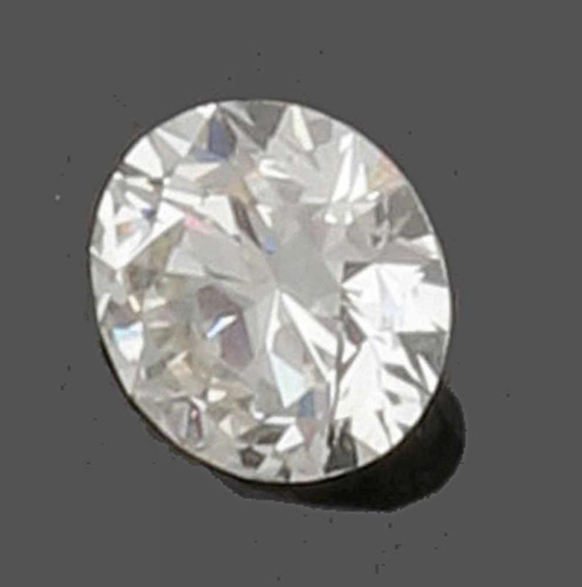 Ein loser Brillant von 1,93 ct. An unmounted brilliant-cut diamond 1.93 ct. 1 Brillant von 1,93 - Bild 2 aus 2