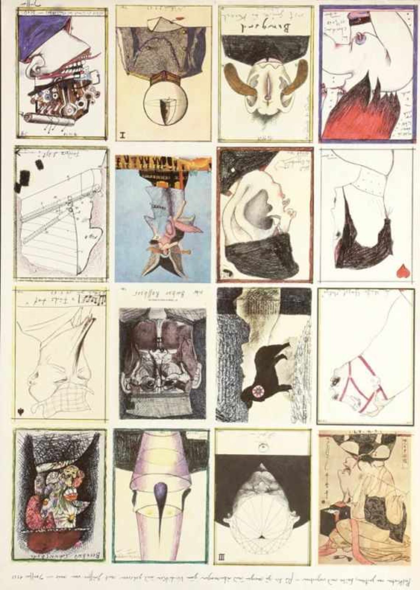 Diverse Künstler des 20. Jahrhunderts - Konvolut von 5 Grafiken. Jeweils signiert. Die Blätter - Bild 10 aus 10