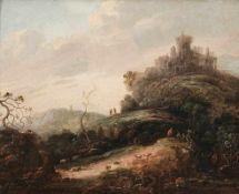 Abraham Blommaert um 1626 Middelburg - nach 1675 (?) Middelburg - Berglandschaft mit Ruine - Öl/