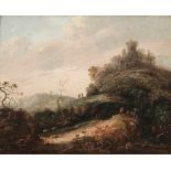 Abraham Blommaert um 1626 Middelburg - nach 1675 (?) Middelburg - Berglandschaft mit Ruine - Öl/