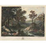 John Browne 1741 Finchfield - 1801 Walworth - "Europa" - Kolor. Kupferstich. 25 x 35 cm. 30 x 38