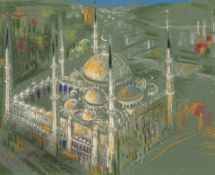 Heinz Werner 1928 Coswig - lebt in Coswig bei Meissen - Istanbul - Pastellkreide/Papier. 44 x 36 cm.