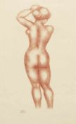 Aristide Maillol 1861 Banyuls-sur-Mer - 1944 Banyuls-sur-Mer - Weiblicher Akt - Farblithografie/