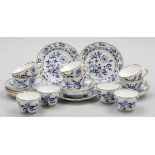 19tlg. Kaffeeservice Königliche Porzellan Manufaktur, Meissen 1850-1888 und 1888-1924. -