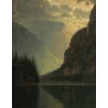 Künstler des 20. Jahrhunderts - Königssee - Öl/Lwd. 71,5 x 55,5 cm. Sign. l. u.: P Walde. Minim.