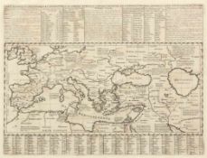 Henri Chatelain 1684 - 1743 - "Carte Historique, Cronologique et Geographique de l'Empire