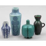 2 Vasen, 1 Vase und 1 Henkelvase Gustafsberg Fabriks-Interessenter A.B., Gustafsberg (Stockholm)