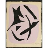 Georges Braque 1882 Argenteuil-sur-Seine - 1963 Paris - "Si je mourais là-bas" - Farbholzschnitt/