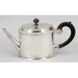 Teekanne im Empire Stil /Tea Pot Jezler/Schweiz. 800er Silber. Punzen: Herst.-Marke,