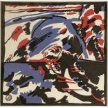 Wassily Kandinsky 1866 Moskau - 1944 Neuilly-sur-Seine - aus: "Klänge" - Farbholzschnitt/Papier.
