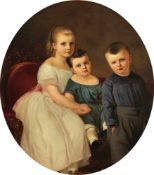 Anna Maria Elisabeth Jerichau-Baumann 1819 Warschau - 1881 Kopenhagen - Drei Kinder aus der
