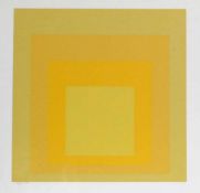 Josef Albers 1888 Bottrop - 1976 New Haven - "KG" - Farbserigrafie/Papier. 40/350. 28,2 x 28,2 cm,
