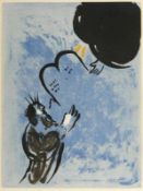 Marc Chagall 1887 Witebsk - 1985 St. Paul de Vence - "Moses empfängt die Gesetzestafeln" -