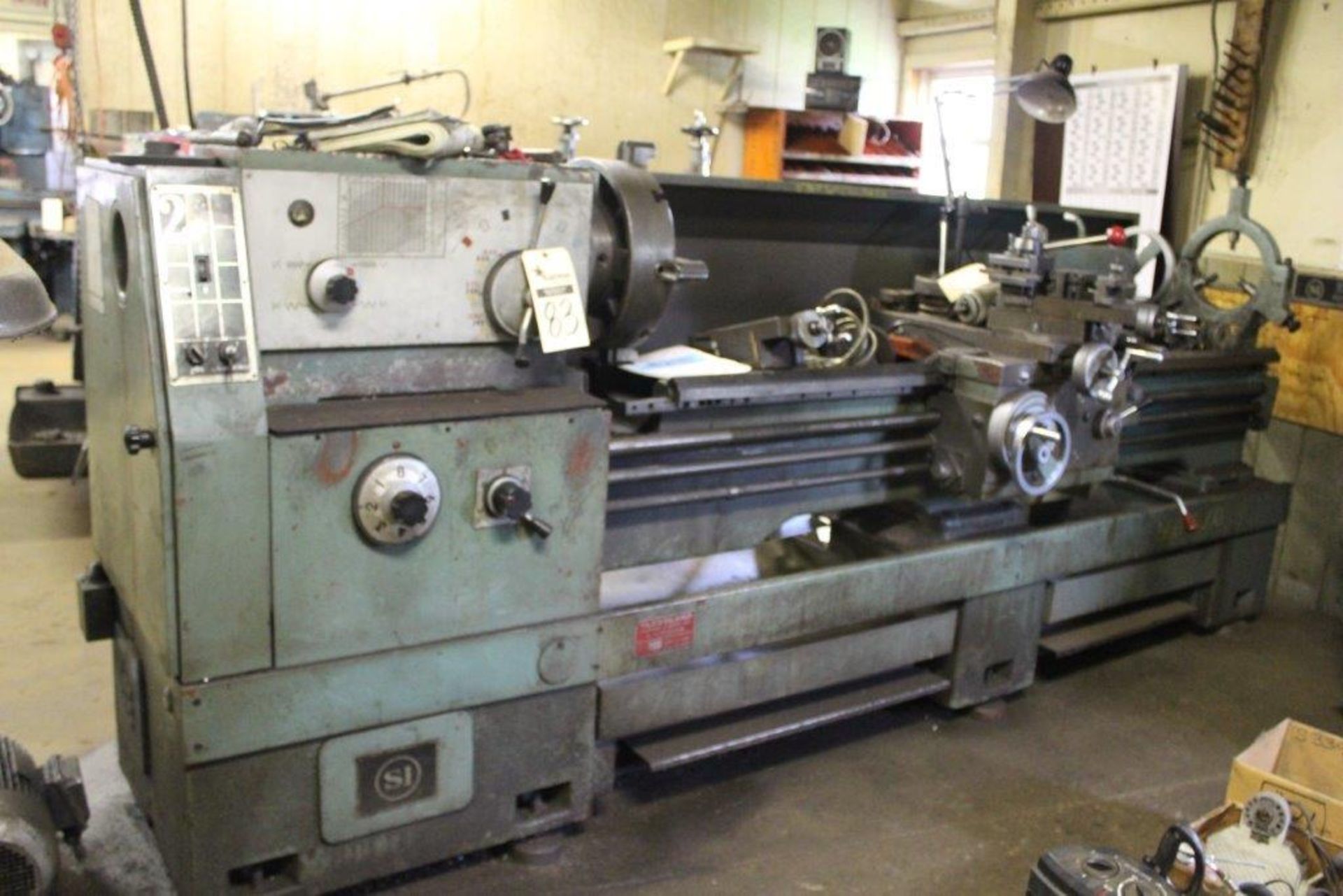 Hercules Gap Lathe- 20" swing, 7' bed with taper attachment and spare motors