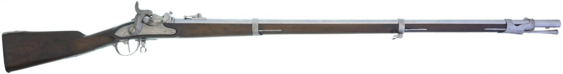 Infanteriegewehr Schweizer Ord. 1842/59/67, Kal. 18mmRF@ Auf Hinterladung geändert nach Milbank